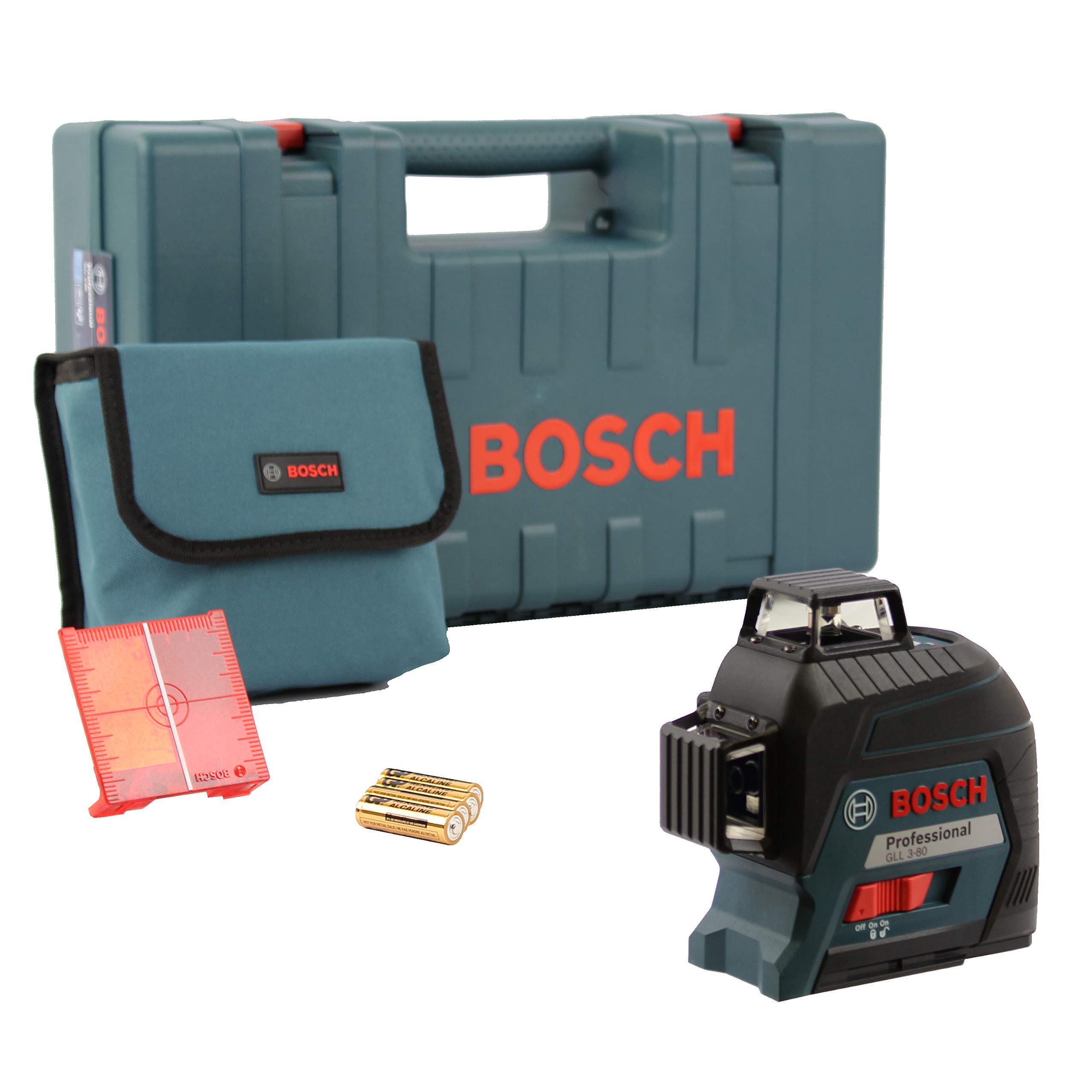 Laser Bosch Professional pour intérieur, portée 30m, piles AA, coffret de transport